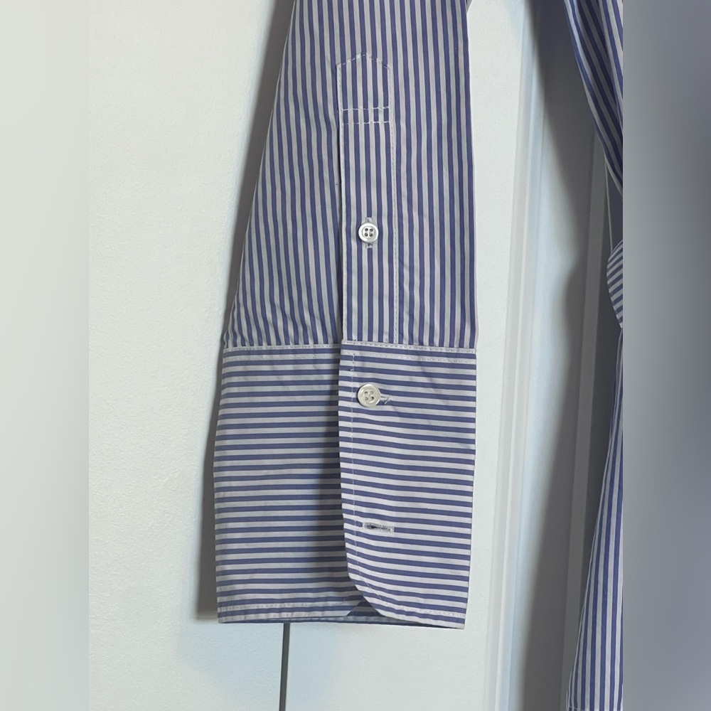 J Crew boat neck pinstripe top - Picture 4 of 7